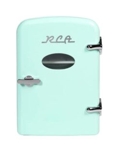 rca rmis129-mint mini fridge, mint, 0.15 cubic feet