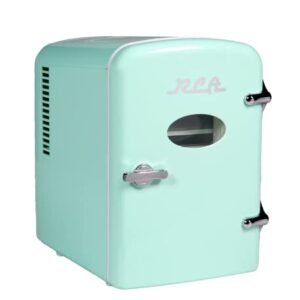 RCA RMIS129-MINT Mini Fridge, Mint, 0.15 cubic feet