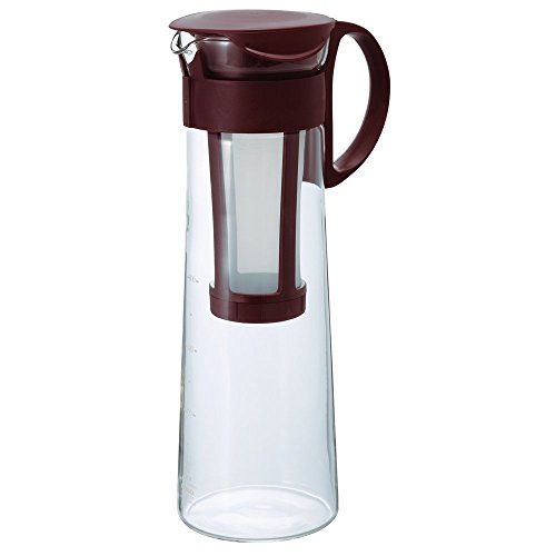 Hario Mizudashi Cold Brew Coffee Pot Cold Brew Coffee Maker 1000mL, Brown