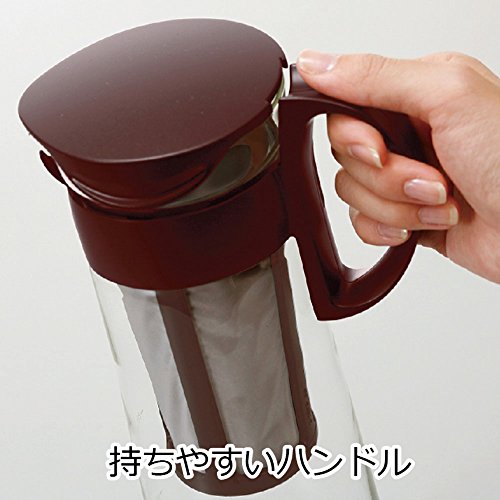 Hario Mizudashi Cold Brew Coffee Pot Cold Brew Coffee Maker 1000mL, Brown