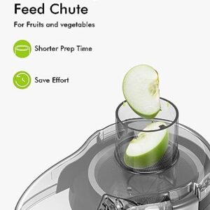 Juicer Machines, SiFENE Compact Centrifugal Juicer Extractor, Juice Maker for Vegetable and Fruit with 3-Speed Setting, BPA Free, Easy to Clean, Black