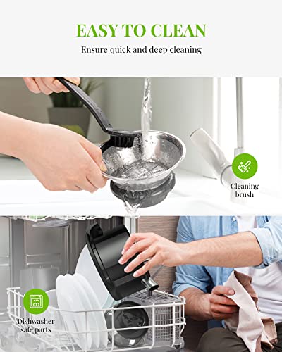 Juicer Machines with 1000W Motor, GDOR Extra Wide 3” Feed Chute Juicer, Juice Extractor for Whole Fruits and Vegetables, Easy to Clean Juice Maker, Centrifugal Juicer, BPA-Free, Anti-Drip, Silver