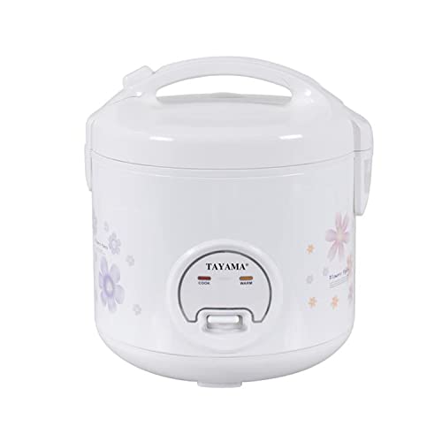 TAYAMA Automatic Rice Cooker & Food Steamer 10 Cup, White (TRC-10RS)