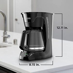 12-Cup* Programmable Coffeemaker, Black