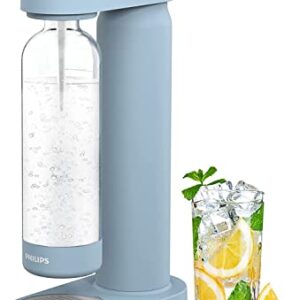 PHILIPS Sparkling Water Maker Soda Maker Soda Streaming Machine for Carbonating with 1L Carbonating Bottle, Seltzer Fizzy Water Maker, Compatible with Any Screw-in 60L CO2 Carbonator(NOT Included)