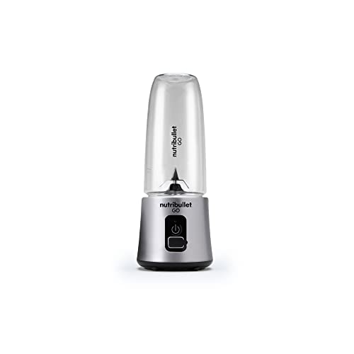 nutribullet GO Cordless Blender with Extra Cup/Lid - Silver