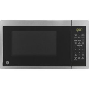 GE Smart Countertop Microwave Oven | Complete with Scan-to-Cook Technology and Wifi-Connectivity | 0.9 Cubic Feet Capacity, 900 Watts | Smart Home & Kitchen Essentials | Stainless Steel