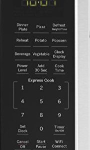 GE Smart Countertop Microwave Oven | Complete with Scan-to-Cook Technology and Wifi-Connectivity | 0.9 Cubic Feet Capacity, 900 Watts | Smart Home & Kitchen Essentials | Stainless Steel