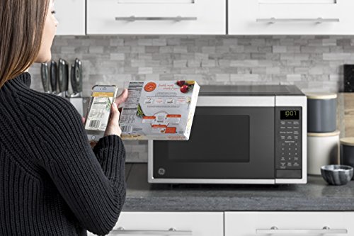 GE Smart Countertop Microwave Oven | Complete with Scan-to-Cook Technology and Wifi-Connectivity | 0.9 Cubic Feet Capacity, 900 Watts | Smart Home & Kitchen Essentials | Stainless Steel