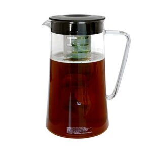 West Bend IT500 Fresh Flavorful Iced Tea and Coffee Maker Removable Filter with Infusion Tube, 2.75-Quart, Black