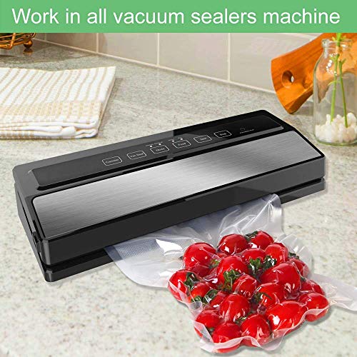 O2frepak Food Vacuum Sealer Bags Rolls with BPA Free,Heavy Duty Vacuum Sealer Storage Bags Rolls for Food,Cut to Size Roll,Great for Sous Vide