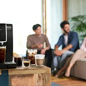 De'Longhi Ecam35020B Espresso Machine, Black 10.6oz. Touch Screen & De'Longhi Plastic 5513292811 Water Filter, Pack Of 1