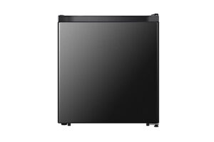 govida coolhome 1.6 cu. ft. single door mini fridge, black
