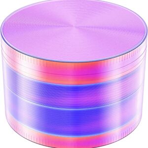 AIDCHEN Grinder Large 2.5 Inch Elegant Rainbow