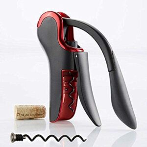 keissco wine opener compact vertical corkscrew wine bottle opener with built-in foil cutter