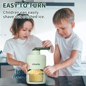 Choxila Shaved Ice Machine Crushed Ice Maker - Snow Cone Machine Ice Crusher Machine for Home with Free Ice Cube Trays