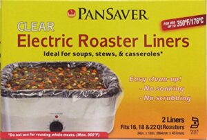 pansaver electric roaster oven liners(pack of 3)