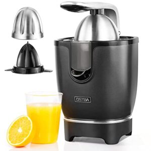 ostba citrus juicer electric, orange juicer with two cones, lemon lime grapefruit orange juice squeezer, anti-drip spout, stainless steel handle, easy to clean and use