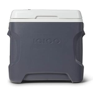 igloo thermoelectric iceless 28-40 qt electric plug-in 12v coolers, 28 qt hot/cold grey