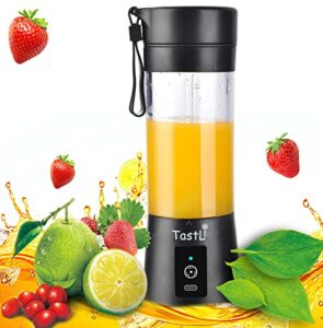 portable blender bottles, mini personal blender for shakes and smoothies (black)