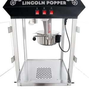 Great Northern Popcorn Black Bar Style Lincoln 8 Ounce Antique Popcorn Machine (Bar Style)