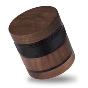 youtpp wooden spice grinder 2.5 inch (black)