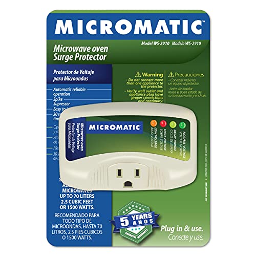 Micromatic WS-2910 Electronic Surge Protector for Microwave Oven