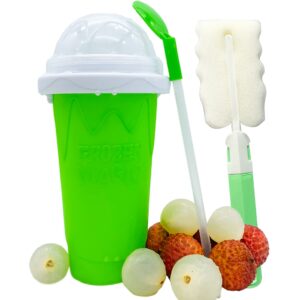 metaxip slushies cup, slushy maker cup, smoothie cup, ice maker slushy machine for home and kids, freezer cups for smoothies cooling and frozen magic cups, turn drinks beverages into smoothies quickly