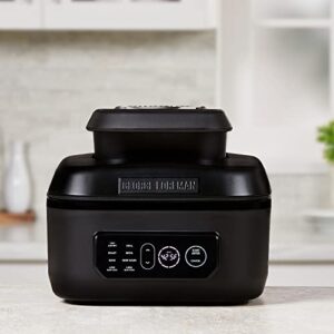 George Foreman Beyond Grill™ 7-in-1 Electric Indoor Grill with Air Fry Technology, MCAFD800D, Black, Large