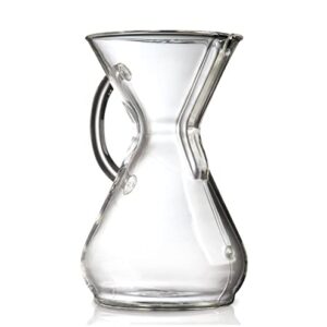 Chemex Pour-Over Glass Coffeemaker - Glass Handle Series - 8-Cup - Exclusive Packaging