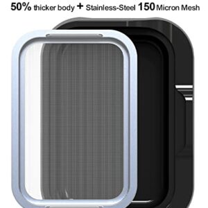 Trimming Tray for Buds, Ergonomic Design Trim Tray with 150 Micron Mesh Pollen Screen and Pollen Box, Herb Dry Sifter Trim Tray with Screen