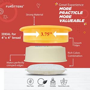 FUNUTTERS Sandwich Cutter and Sealer, 3.75'', Uncrustables Maker, Sandwich Decruster and Sealer for PB&J Crustless Sandwiches