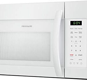 Frigidaire FFMV1846VW 30" White Over the Range Microwave with 1.8 cu. ft. Capacity, 1000 Cooking Watts, Child Lock and 300 CFM in White