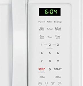 Frigidaire FFMV1846VW 30" White Over the Range Microwave with 1.8 cu. ft. Capacity, 1000 Cooking Watts, Child Lock and 300 CFM in White