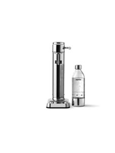 aarke - carbonator iii premium carbonator-sparkling & seltzer water maker-soda maker with pet bottle (stainless steel)