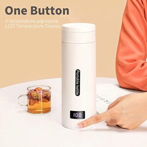 Portable Small Electric Kettle, 380ml Mini Travel Electric Tea Kettle, Portable Hot Water Warmer Kettle