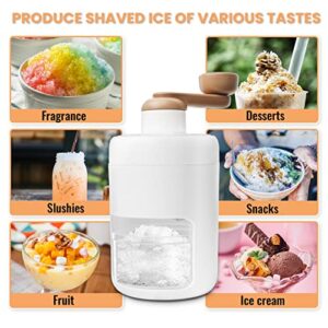 FILTA Shaved Ice Machines and Snow Cone Machine-Portable Ice Crusher and Shaved Ice Machine with Ice Cube Trays-BPA Free
