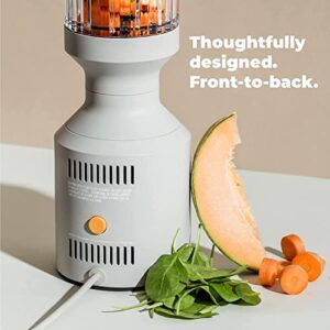 Beast Blender Max | Blend Smoothies and Shakes, Infuse Water, Kitchen Countertop Design, 1000W (Pebble Grey)