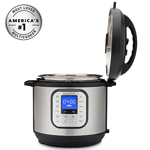 Instant Pot NOVA 6 Pressure Cooker, 6qt, Stainless Steel/Black