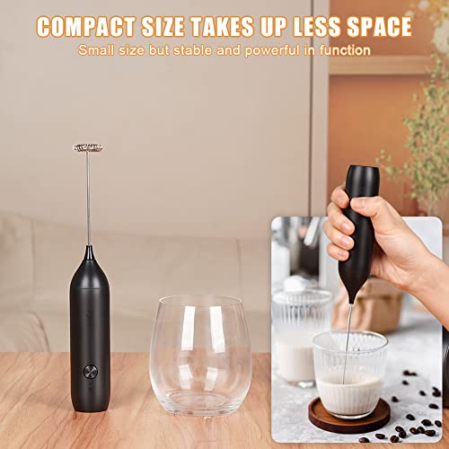 CIRCLE JOY Rechargeable Milk Frother, Handheld Electric Milk Frother, Electric Coffee Whisk, Mini Coffee Mixer for Milk, Macha, Cappuccino and Chocolate