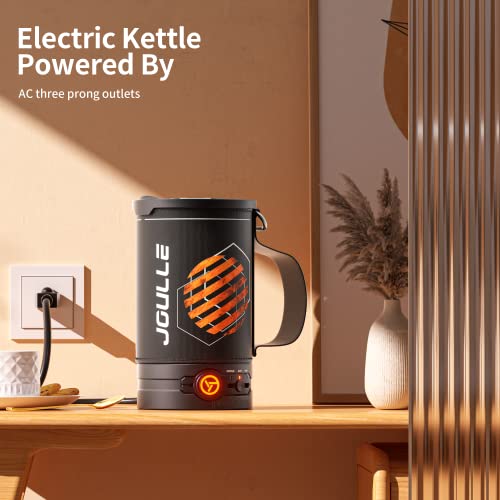 Stoke Voltaics Electric Kettle for Fast Boiling Hot Water Coffee Tea, Portable for Travel, Food Cooking possible at Campsite Hotel and Home, Popcorn Maker Function turns Camping with Joys