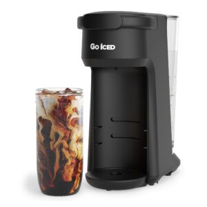 go iced classic – the ultimate iced coffee maker, make delicious and flavorful iced coffee at home in less than 2 minutes from the comfort of your home.