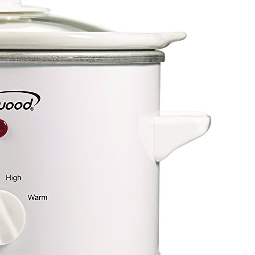 Brentwood Slow Cooker, 1.5 Quart, White