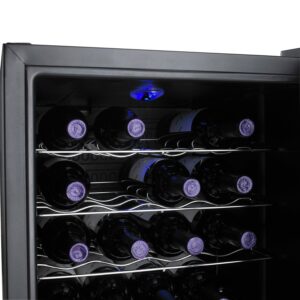 Wine Enthusiast - 20 Bottle Evolution Series Wine Cooler - Compact Mini Fridge Bottle Storage - Small Refrigerator for Beverage Storage - 25 1/2" H x 17" W x 18 3/4" D