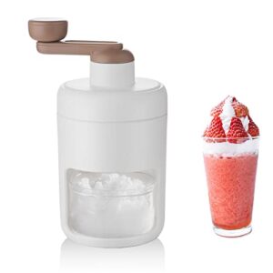 shoxil shaved ice machine snow cone machine manual - portable ice crusher and shaved ice machine with free ice cube trays - bpa free