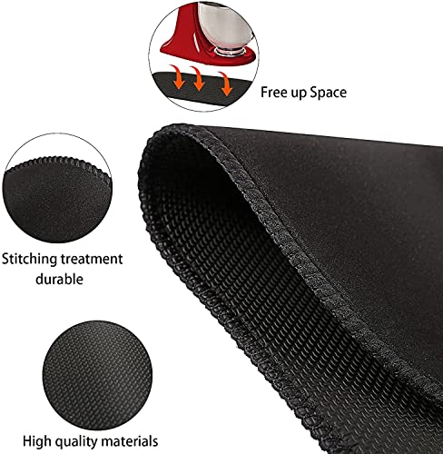 Heat Resistant Mat，Heat Resistant Mat for Air Fryer with Kitchen Appliance Sliders Function, Countertop Heat Protector Mats，Air Fryer Mat for COSORI Foodi Air Fryer, Coffee Maker, Blender 14" x 12"