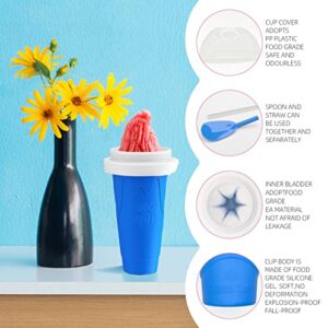 Slushy Maker Cup, Slushy Cup TIK Tok Frozen Magic Squeeze Cup Cooling Maker Cup Quick Frozen Smoothies Cup Ice Cream Maker Cup for Children