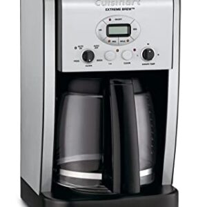 Cuisinart DCC-2650P1 Extreme Brew 12-Cup Programmable Coffeemaker, Black/Stainless Steel