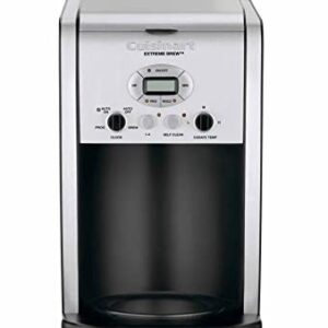 Cuisinart DCC-2650P1 Extreme Brew 12-Cup Programmable Coffeemaker, Black/Stainless Steel