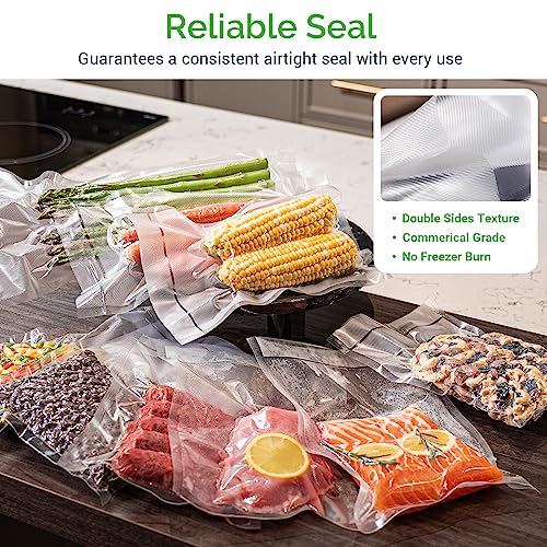 GERYON Vacuum Sealer Bags, 2 Pack 8x30ft Vacuum Sealer Roll Food Sealer Bags for All Vacuum Sealer Machine,BPA free,heavy duty